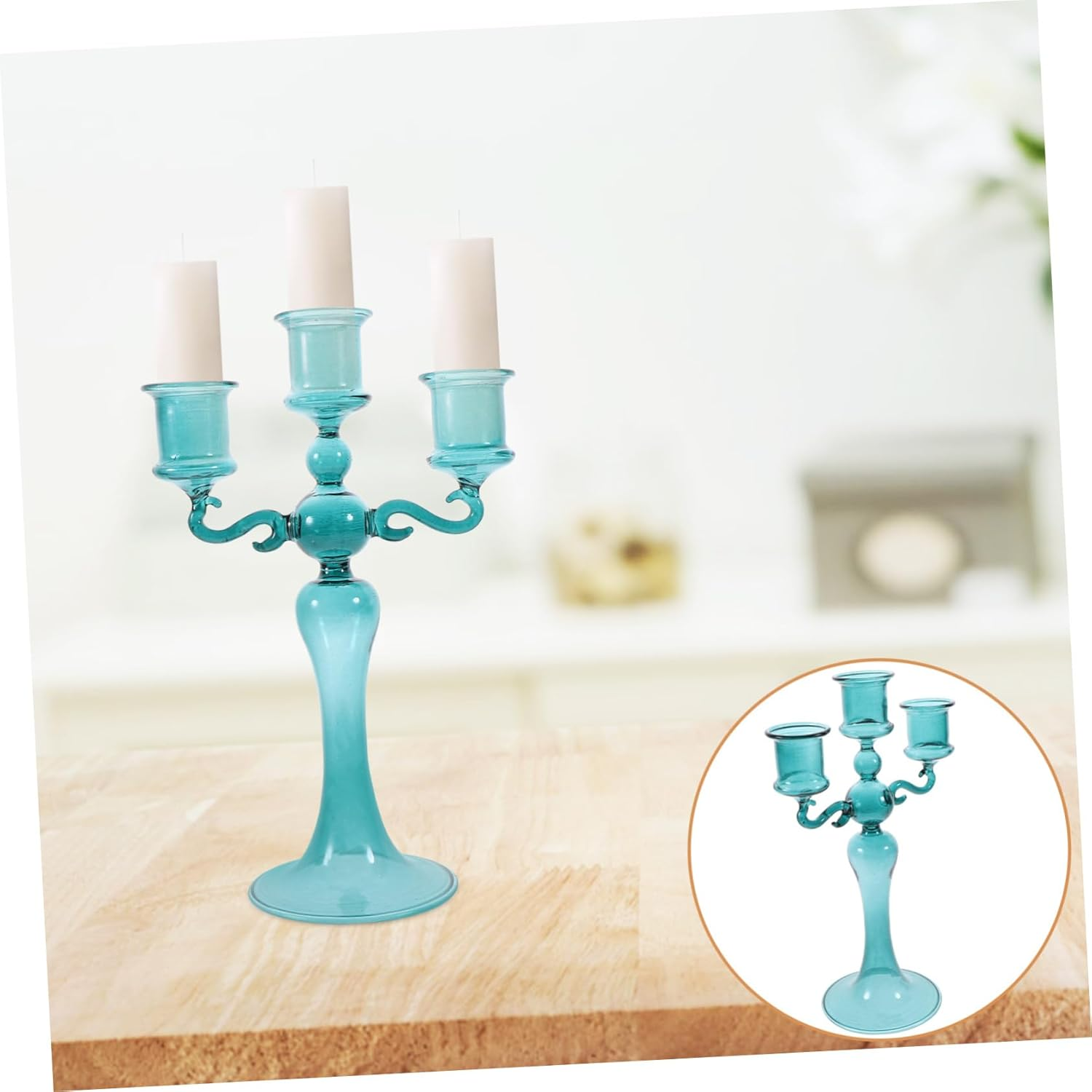 CORHAD Elegant Candlestick Holders for Romantic Dinners Decorative Taper Candle Stands for Home Decor for Weddings Parties and Special Occasions Stylish Design image number 2