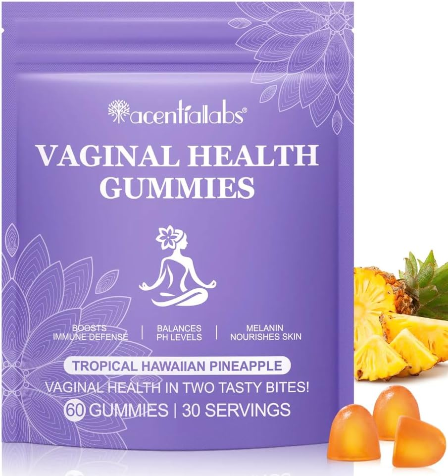 Women Vaginal Probiotic Gummies &ndash; Supports Flora Balance, Immune Health & Wellness with Vitamin C &ndash; Natural Pineapple Flavor &ndash; 60 Gummies image number 3
