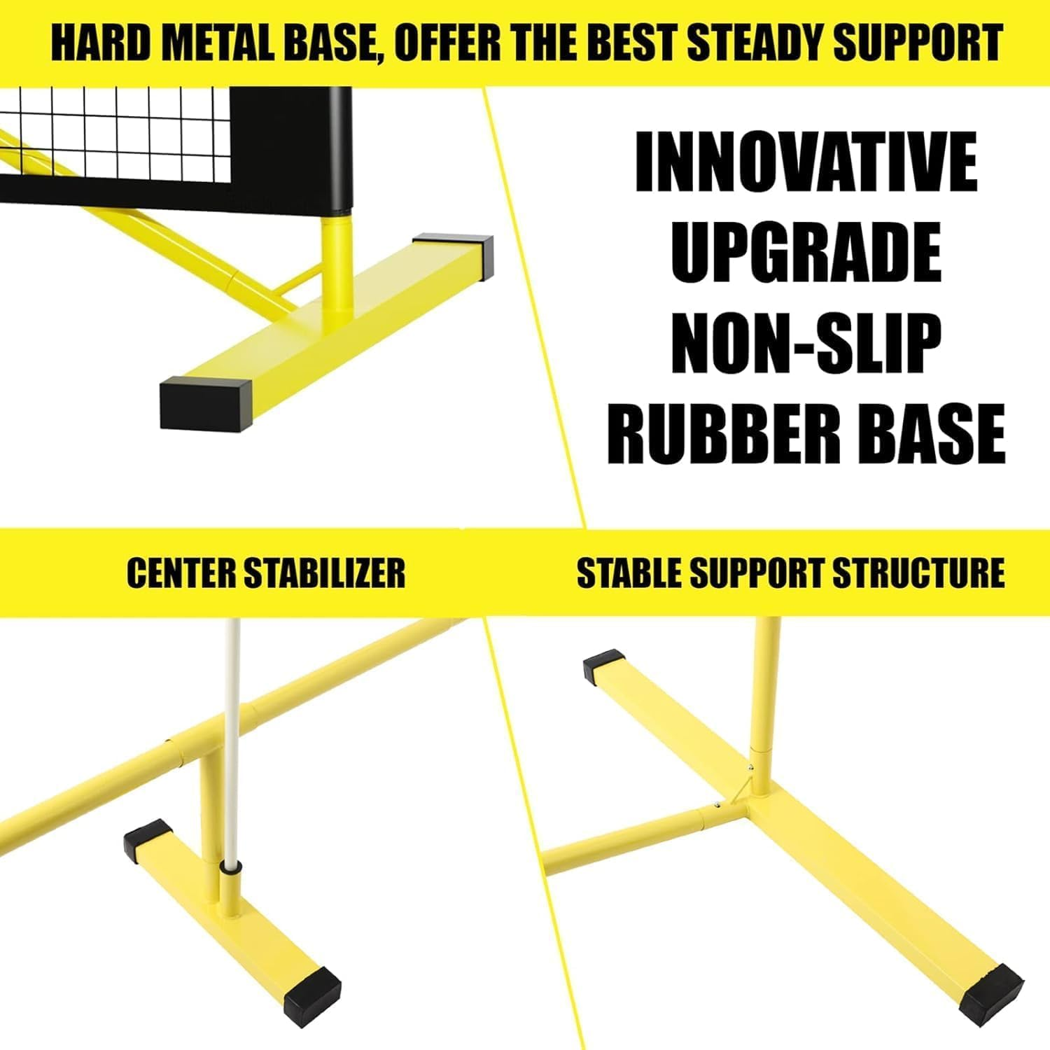 Portable Pickleball Net - 6.71M USAPA Regulation Size, Applies to Indoor & Outdoor & Driveway, Pickle Ball Net System with Carrying Bag image number 2