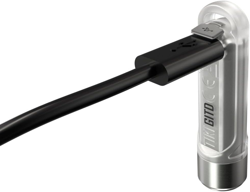 NITECORE TIKI-GITD Glow in the Dark Torch for Outdoors and Camping, 300 Lumens, Grey/Green image number 2