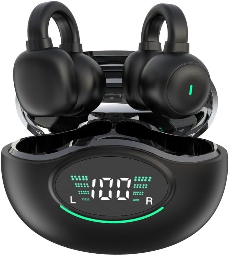 New Wireless Earbuds Hifi Bass Headphones BT5.3 with Noise Cancelling 60H Type-C Charging LED Display Ear Buds Earphones image number 3