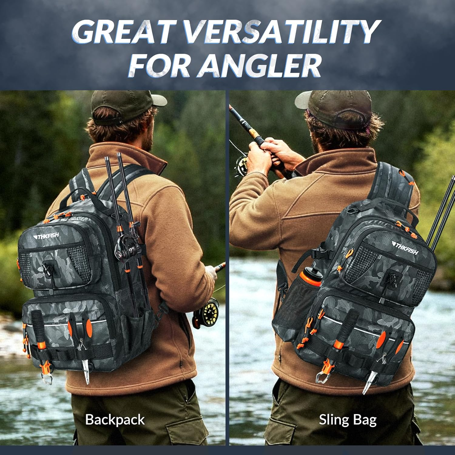 THKFISH Fishing Backpack image number 5