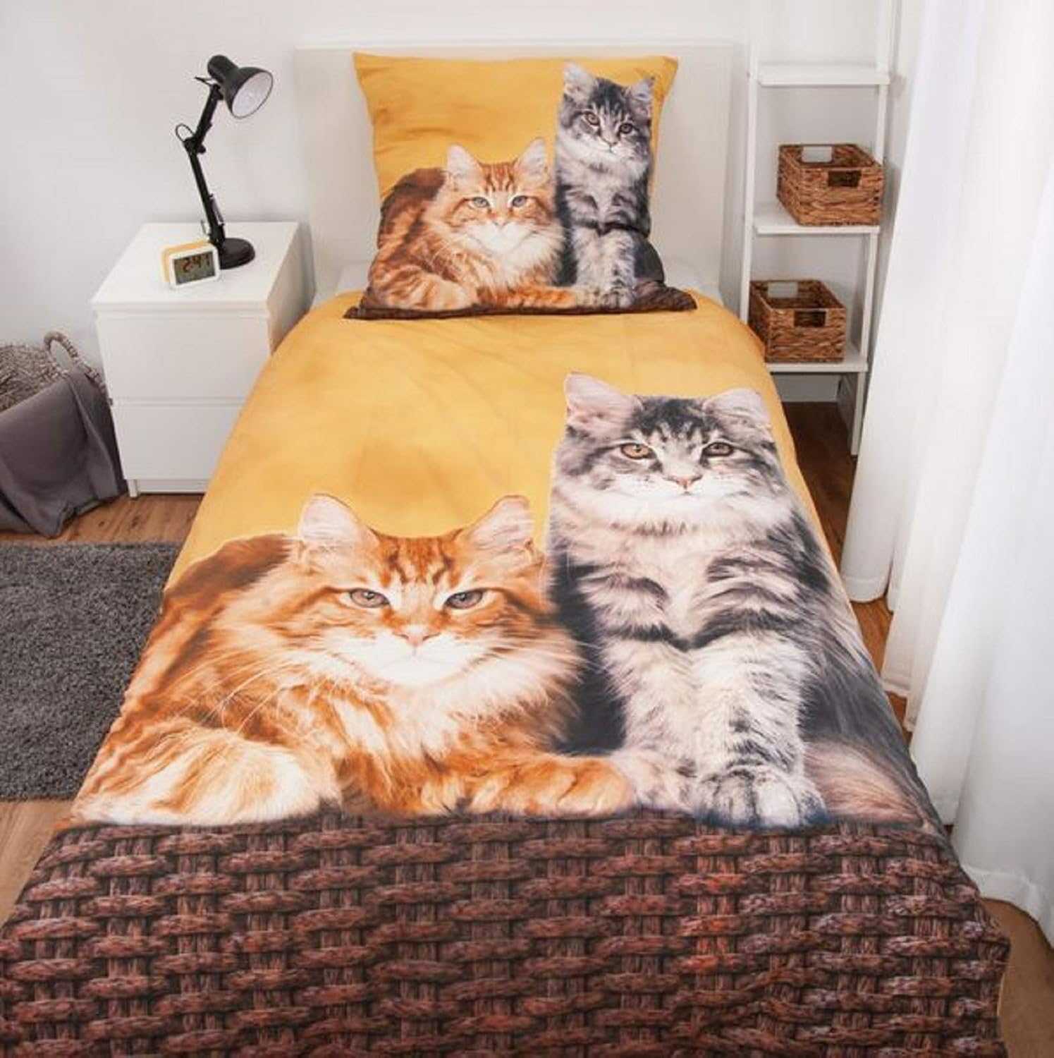 Herding Reversible Bed Linen Set Cats Bed Linen 135 X 200 Cm