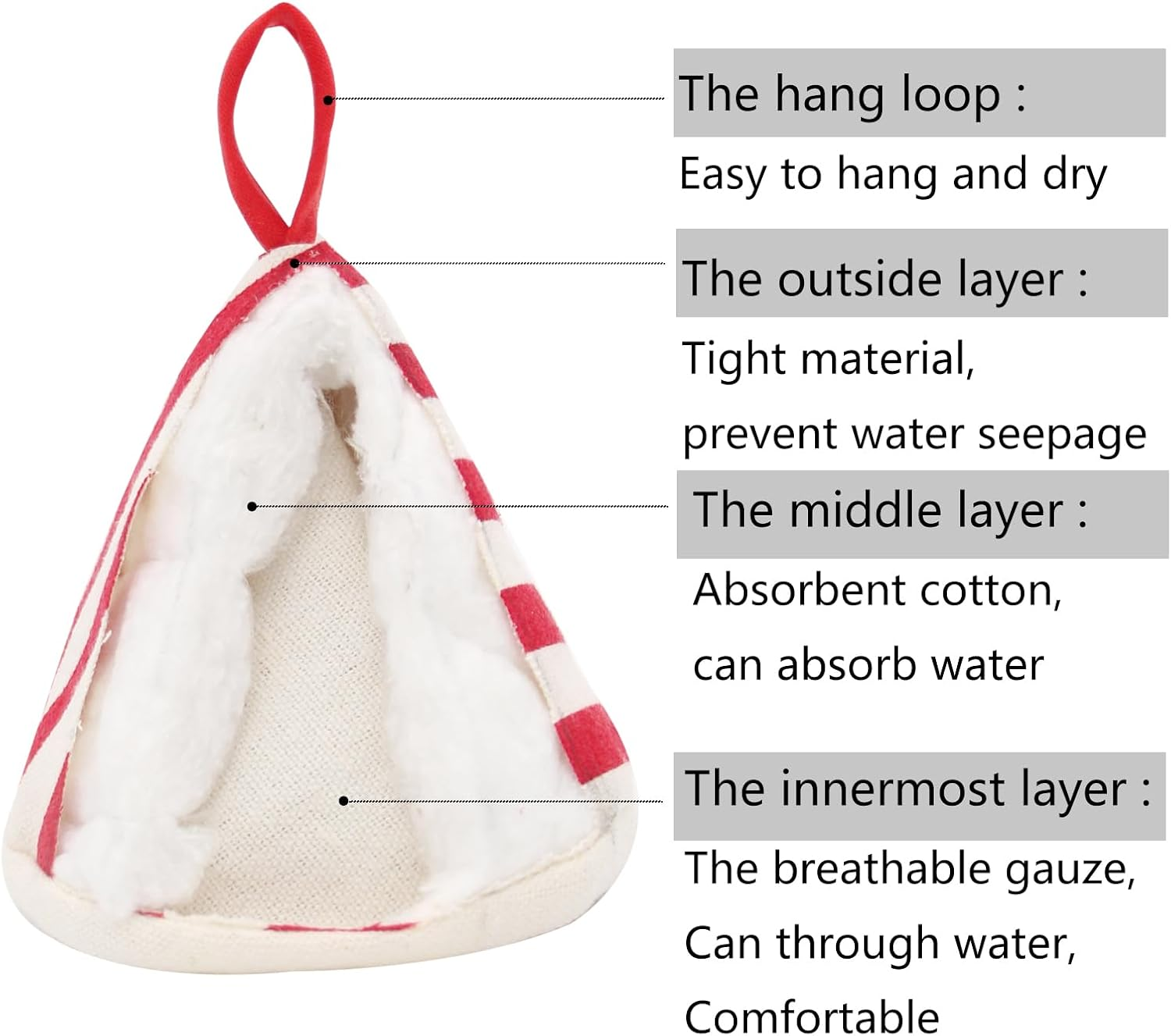Baby Boy Pee Covers Newborn Boys Water Absorption Teepee Pee Shield Infant Reusable Pee Cap Diaper Changing Accessory, 4 Pcs image number 5