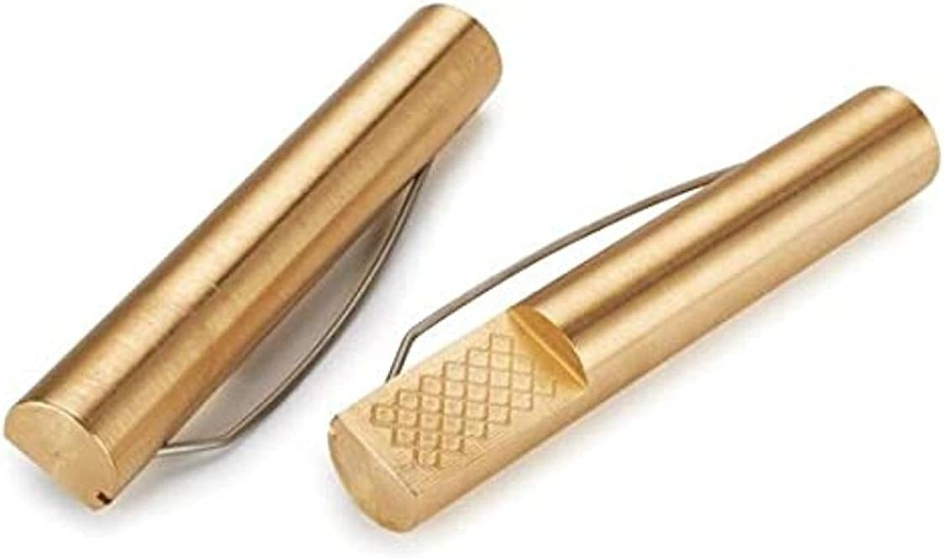 Torquata Brass Workbench Bench Dog 2-Pieces, Long