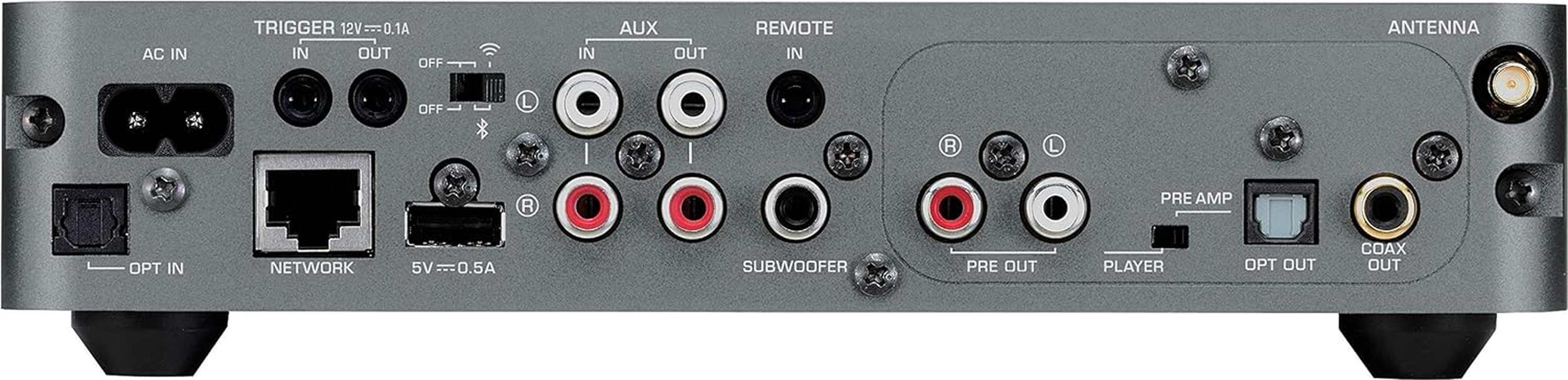 Yamaha WXC-50 Wireless Streaming Amplifier with Musiccast and Alexa Compatibility, Black image number 2