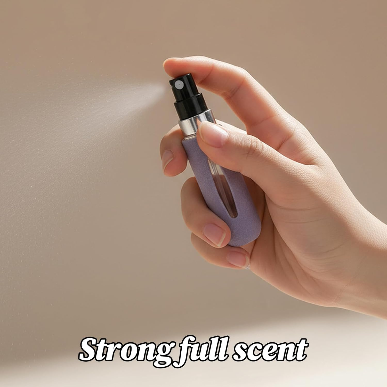 Empty Perfume Bottle, 5Ml Portable Atomizer Plush Keychain, Empty Fragrance Spray Cologne Bottle | for Travel, Daily Commute, Dating, Work, Business, Airplane, Outdoor, School image number 5