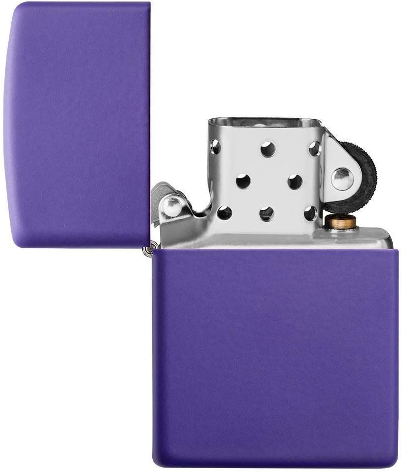 Zippo Classic Purple Matte Lighter image number 4