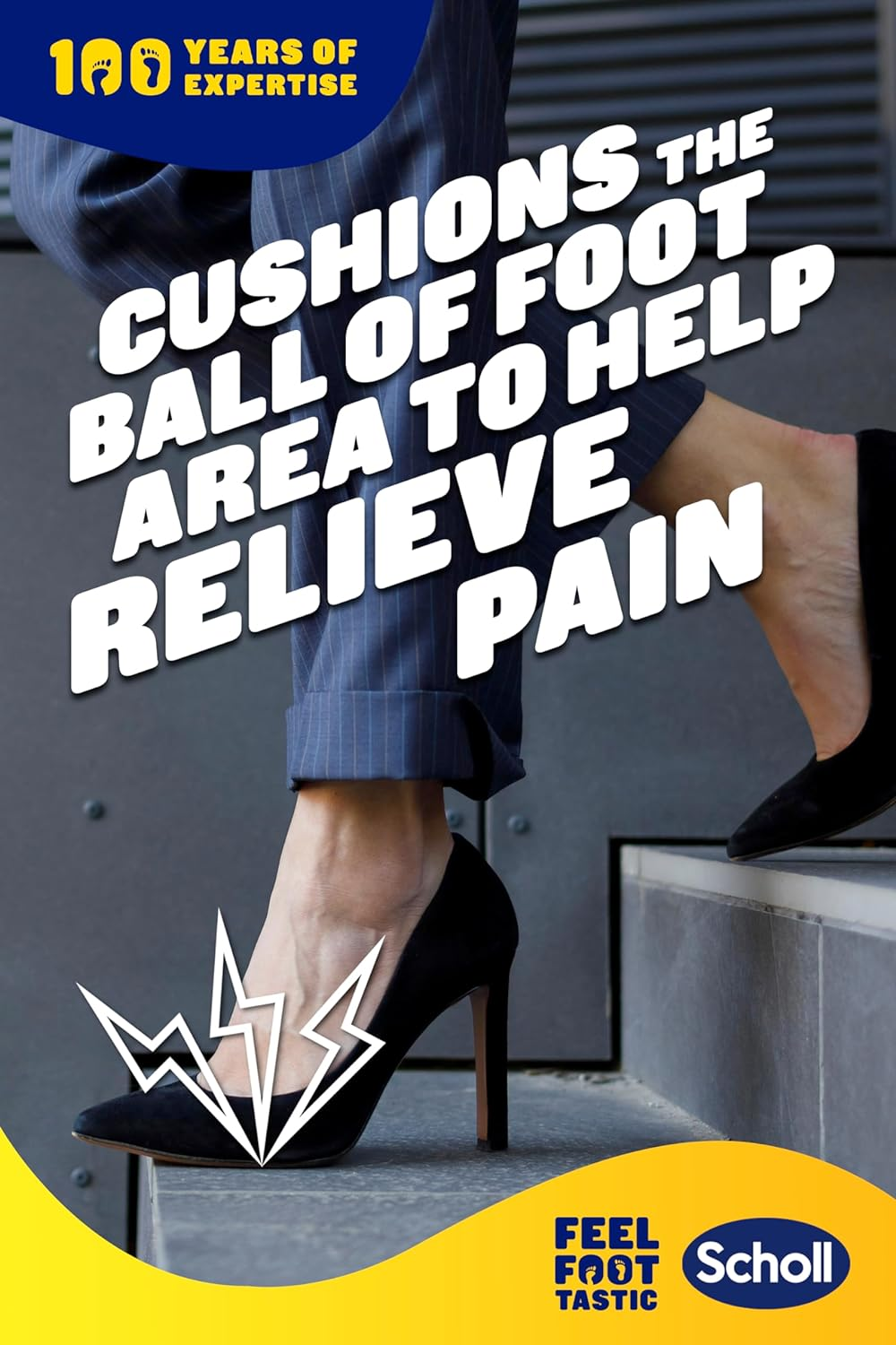 Scholl Party Feet Invisible Gel Heel Cushions image number 3