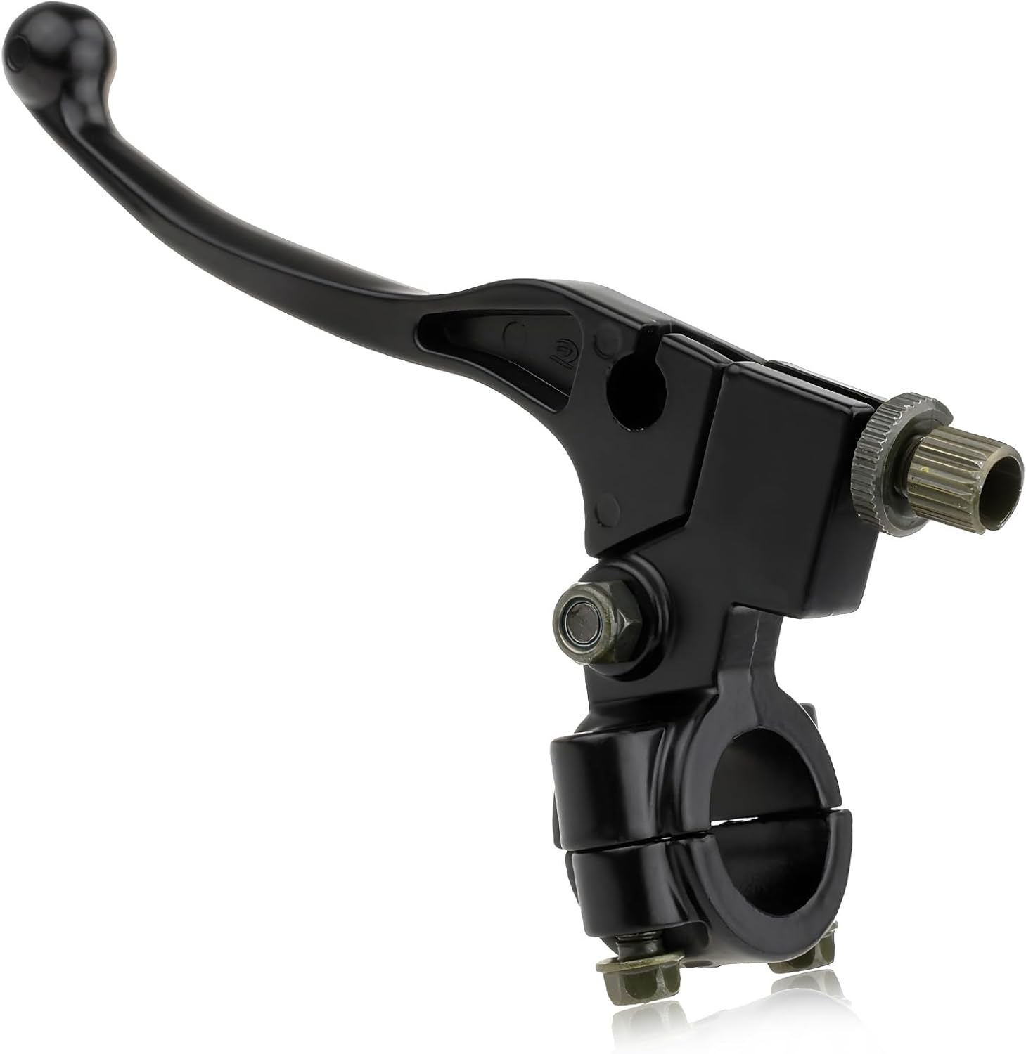 ZNDAW Motorcycle Clutch Lever, 7/8" 22Mm Left Clutch Brake Handle Replacement, Motorcycle Handlebar Lever Perch for CRF80 DR200 XR100 KLX110 Pit Dirt Motor Bike Motocross Parts image number 2