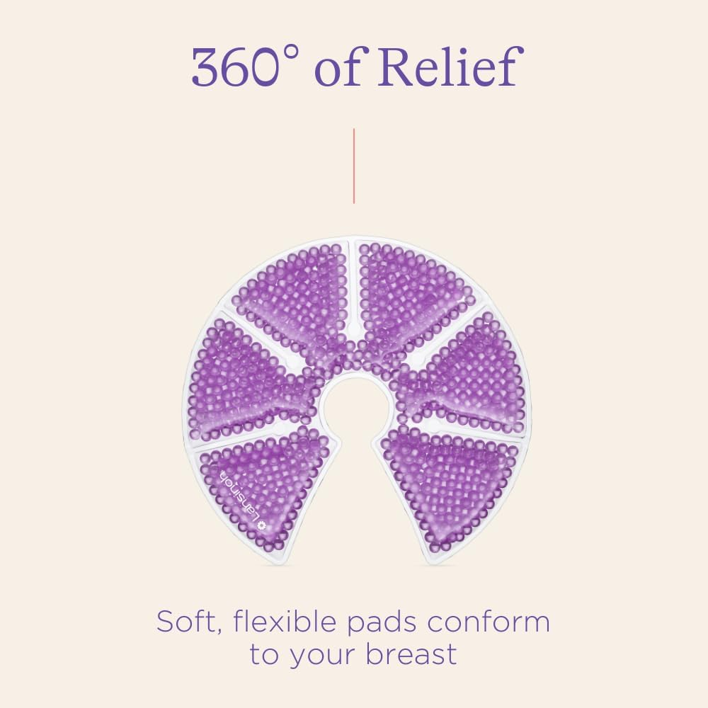 Lansinoh THERA Pearl 3-In-1 Hot or Cold Breast Therapy 2 Pack