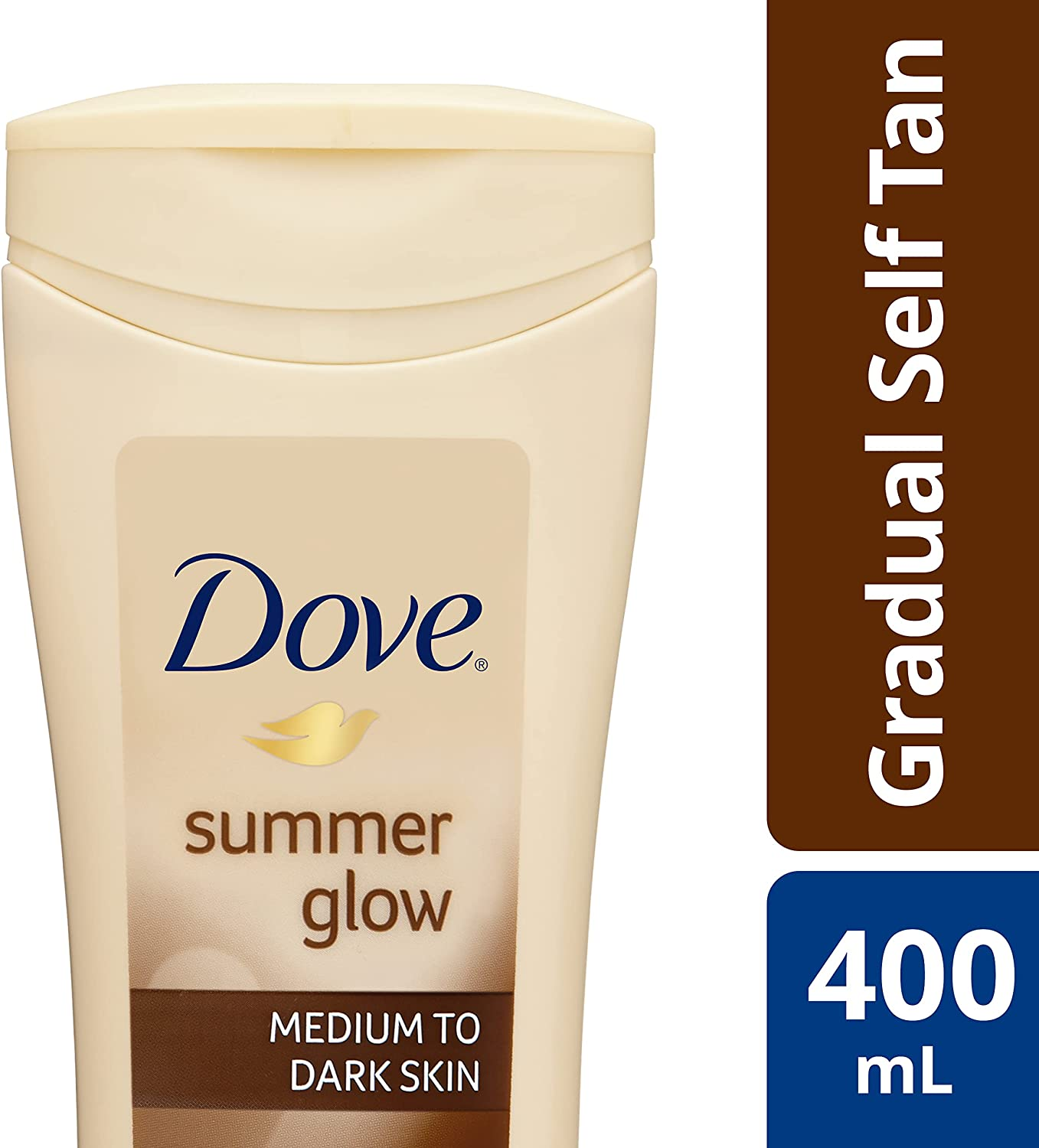 Dove Summer Glow Body Lotion Medium to Dark Skin, 400Ml image number 5