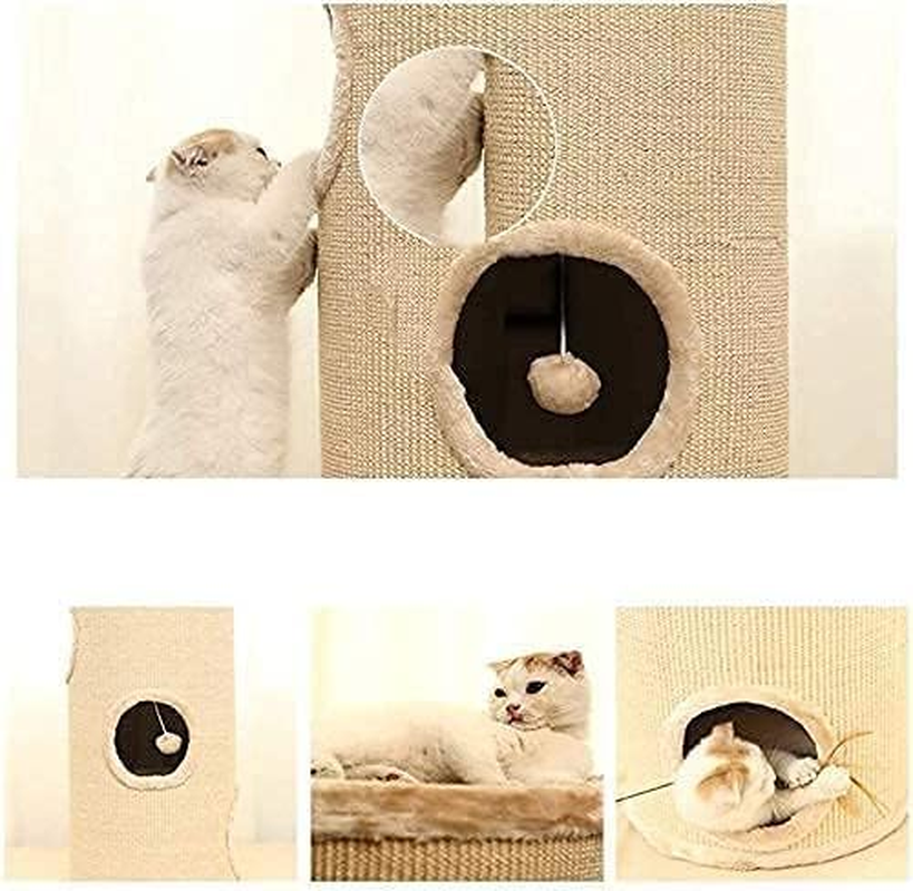Cat Tower Thermal Closed Cat Tree Small Cat Condo Portable Design Cat Climbing Frame for Indoor Pet Easy to Install