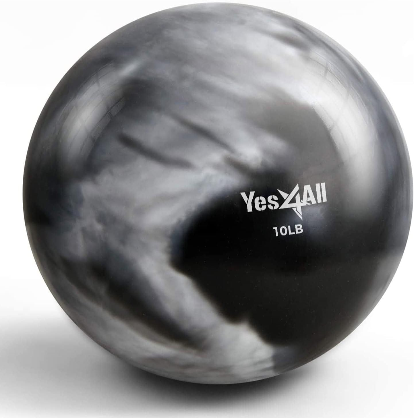 Yes4All Toning Ball, Medicine Ball, Weight Toning Exercise Ball, Gym Ball, for Home Gym & Desk Chair, Fitness, 0.9Kg/1.36Kg/1.81Kg/2.26Kg/2.72Kg/3.6Kg/4.5Kg image number 2