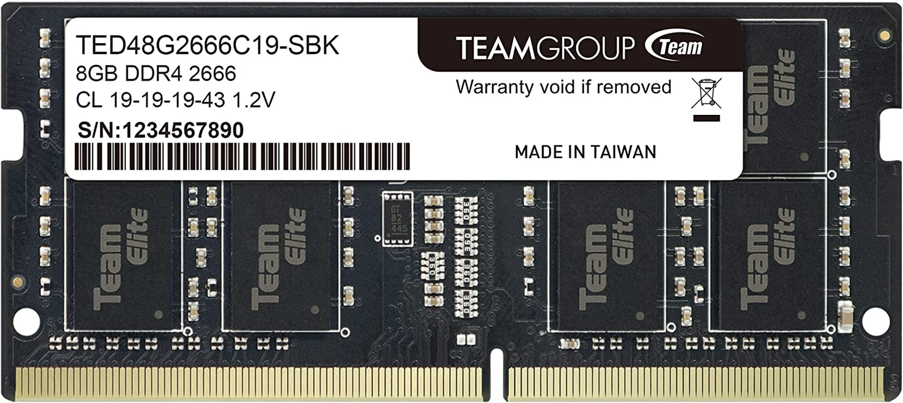 Team Elite 8GB SODIMM DDR4 2666 image number 3