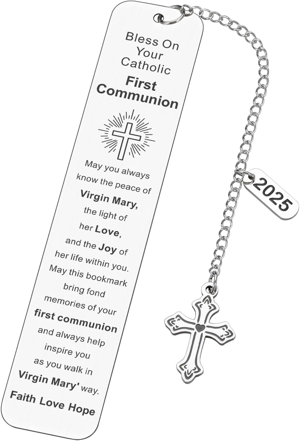 First Communionn Bookmark, First Communion Gifts for Girls, Fiirst Communion Gifts for Boys, Girls Boys 1St Communions Gift, Confirmation Gift for Teen Girls Boys, 2025 Christian Giftss for Women Men image number 4