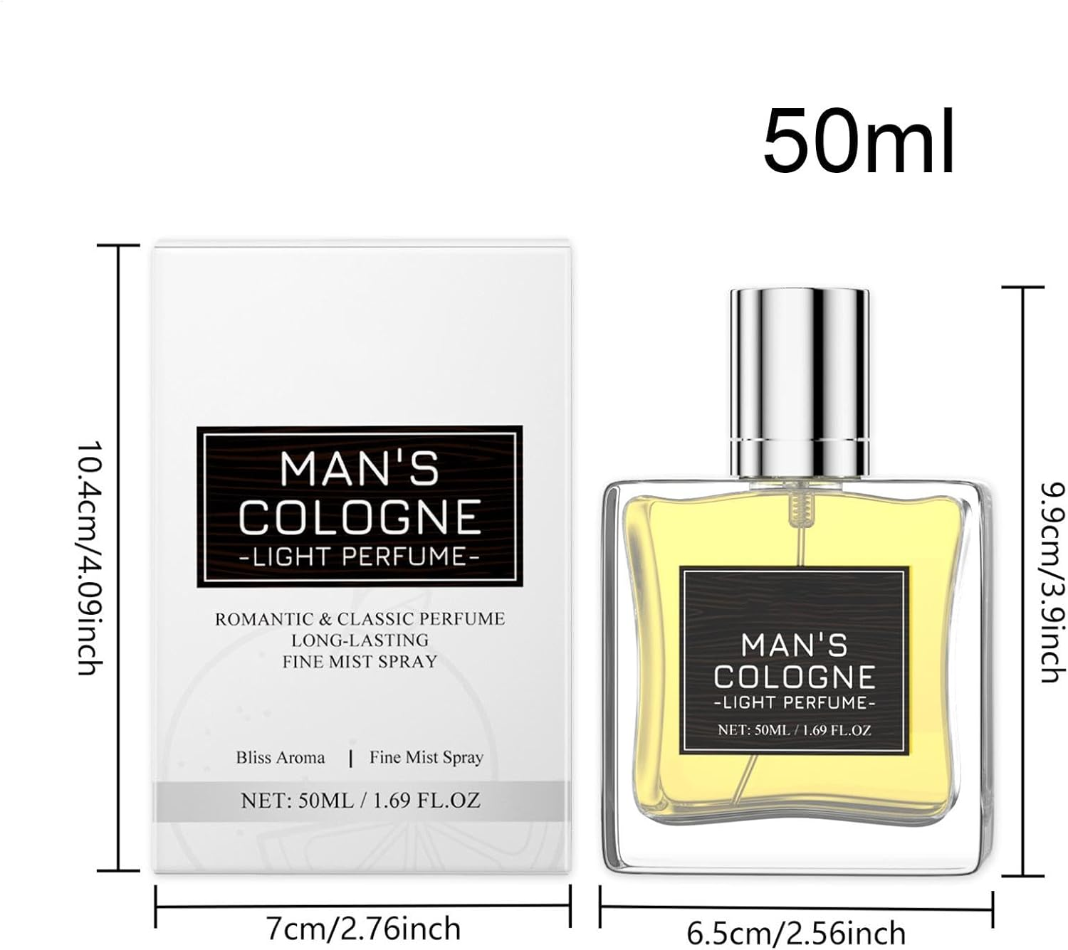 Krmoau Citrus Wood Perfume, Woody Perfume, 50 Ml Perfume Spray with Natural Charm, Woody Citrus Misting Spray, Fragrance Refreshing Body Fragrance, Atmosphere Mist image number 2