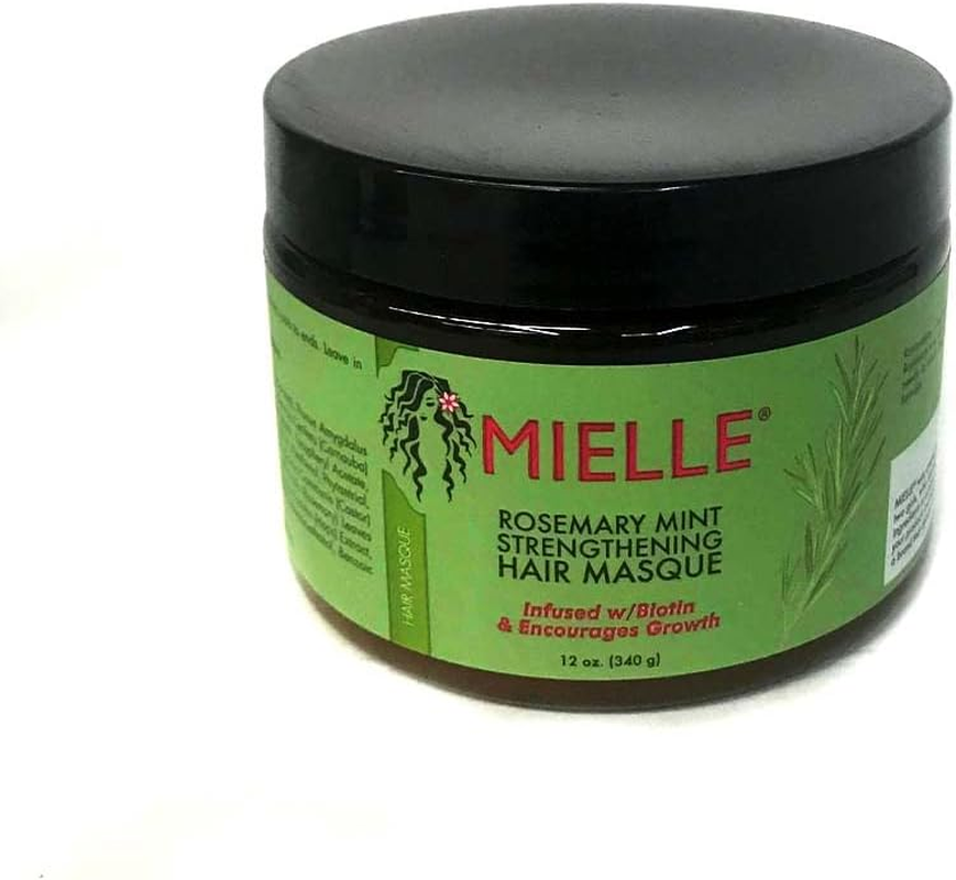 MIELLE Rosemary Mint Organics Infused with Biotin and Encourages Growth Hair Products for Stronger and Healthier Hair and Styling Bundle Set 5 PCS image number 2