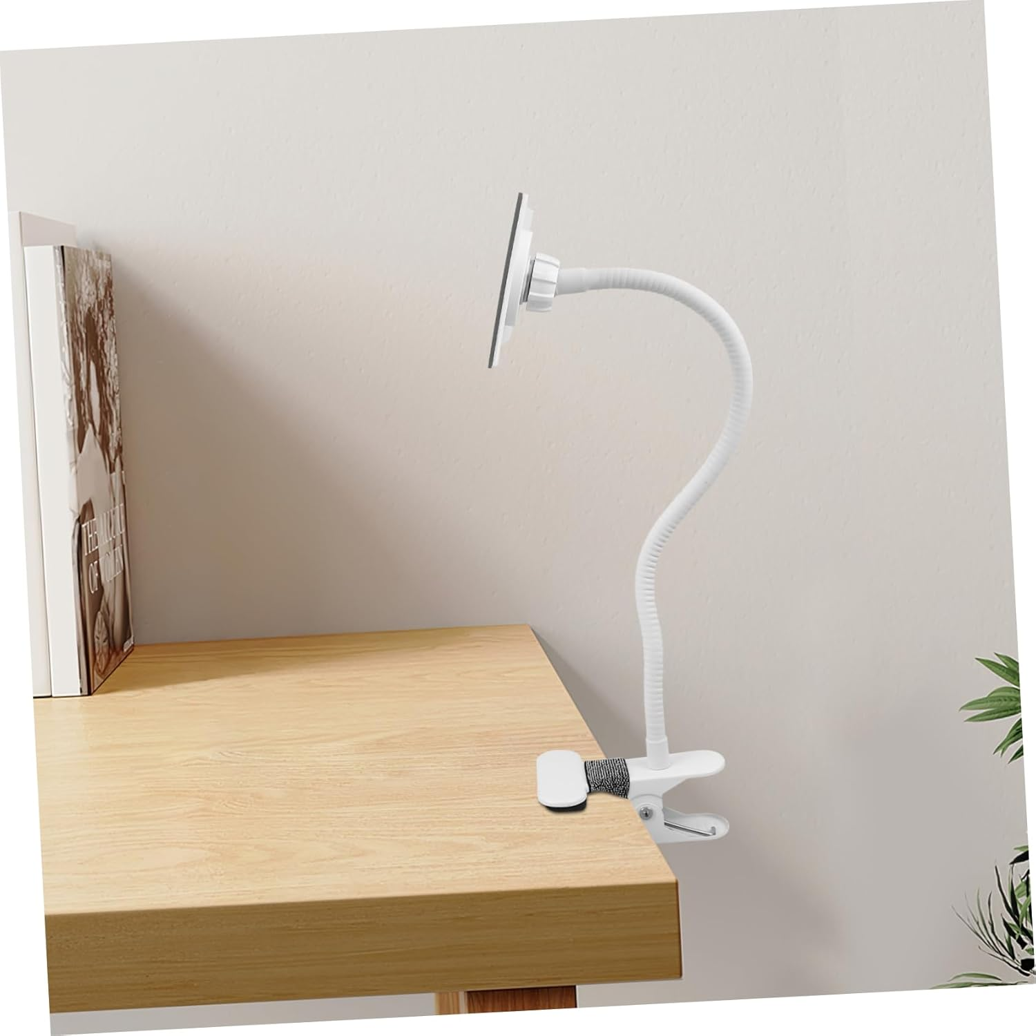 CAXUSD Desktop Cosmetic Mirror with Adjustable Clip Peeping Design for Privacy for Dressing Rooms and Shared Workspaces Flexible Angles for Comfortable Makeup Application image number 3