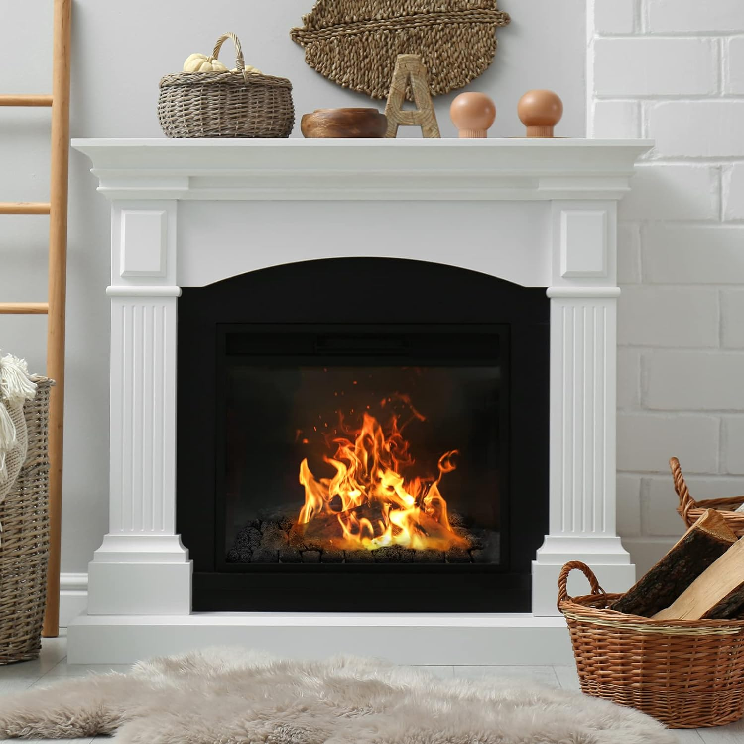 GASPRO 10 Lb Large Black Lava Rocks, 1-3 Inch, Ideal for Outdoor Fire Pits, Indoor Fireplaces with Propane and Natural Gas - Black image number 5