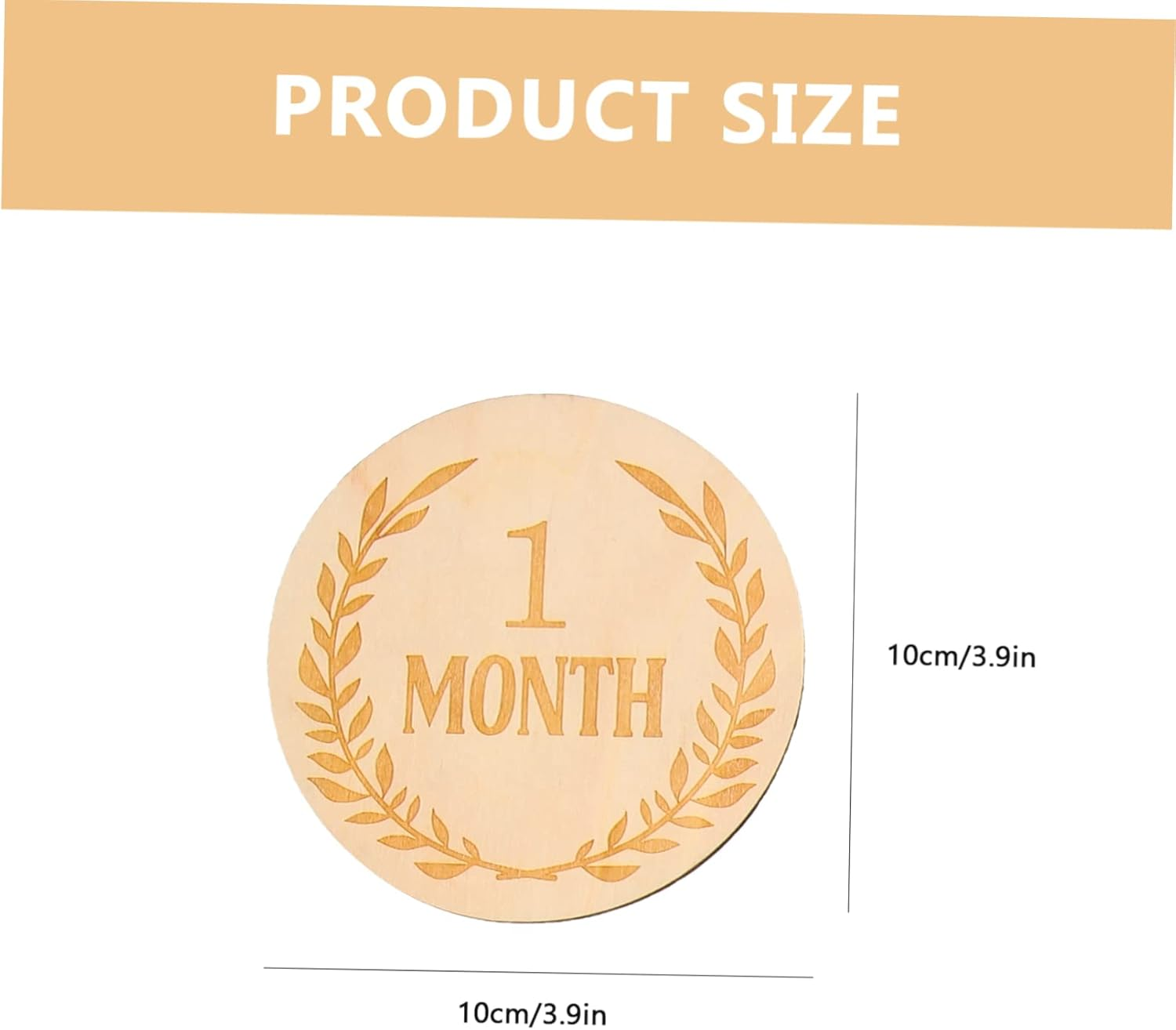 13Pcs Memorial Milestone Cards Wooden Sign for Monthly Milestones Welcome Photo Props image number 2