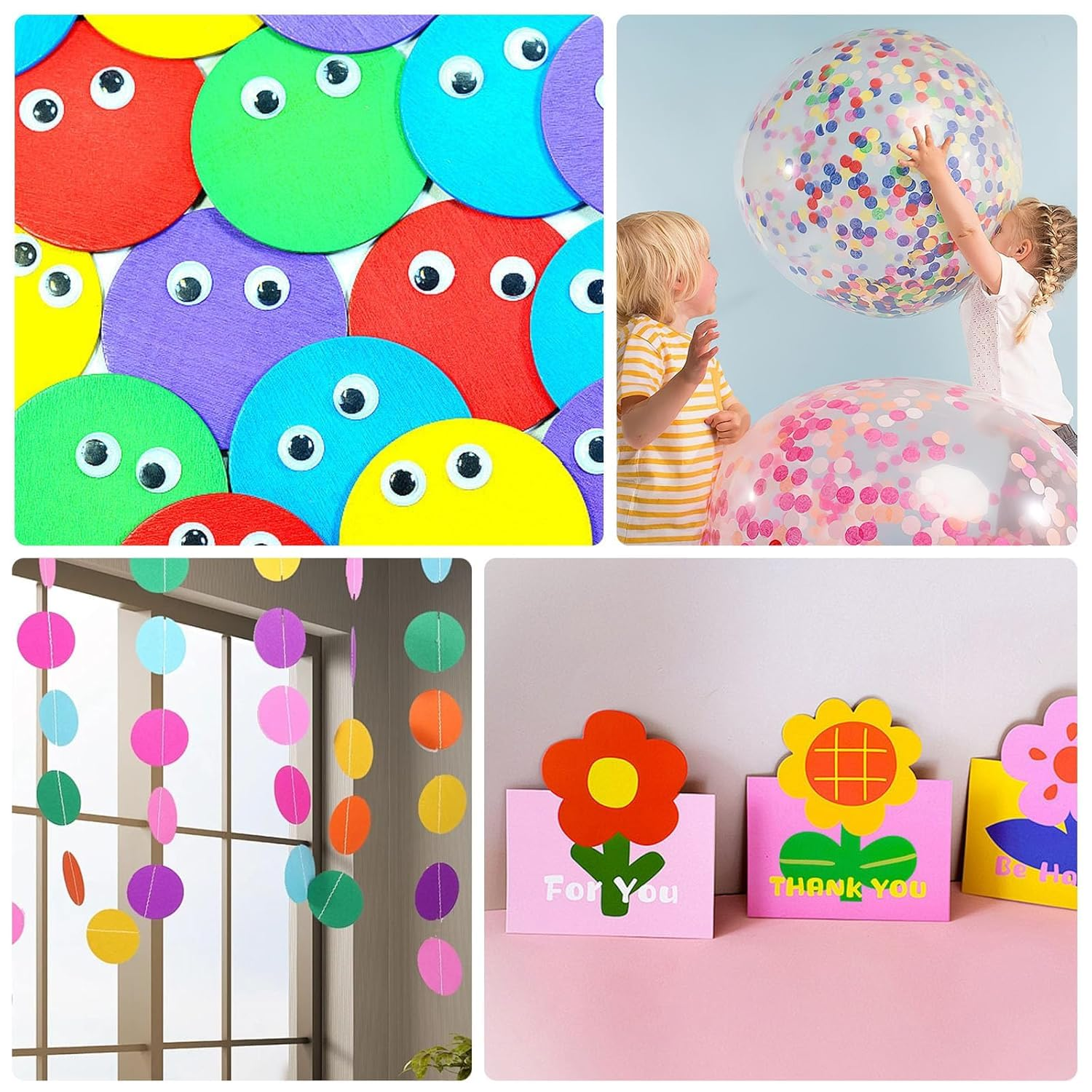 6 Pcs Craft Paper Punch Set, Betterjonny Multiple Shape Punches,Moon, Waves, Apples, Fish, Circle, Airplanes Kids DIY Paper Card Making for Crafts Paper Punches Decorative image number 1