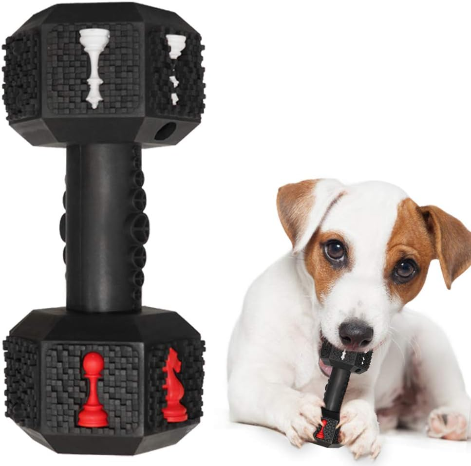Hswaye Dog Chew Toys for Aggressive Chewers,Food Grade Non-Toxic Dental Pet Toy,Tough Durable Indestructible Dog Toys for Medium Large Dogs.Black.