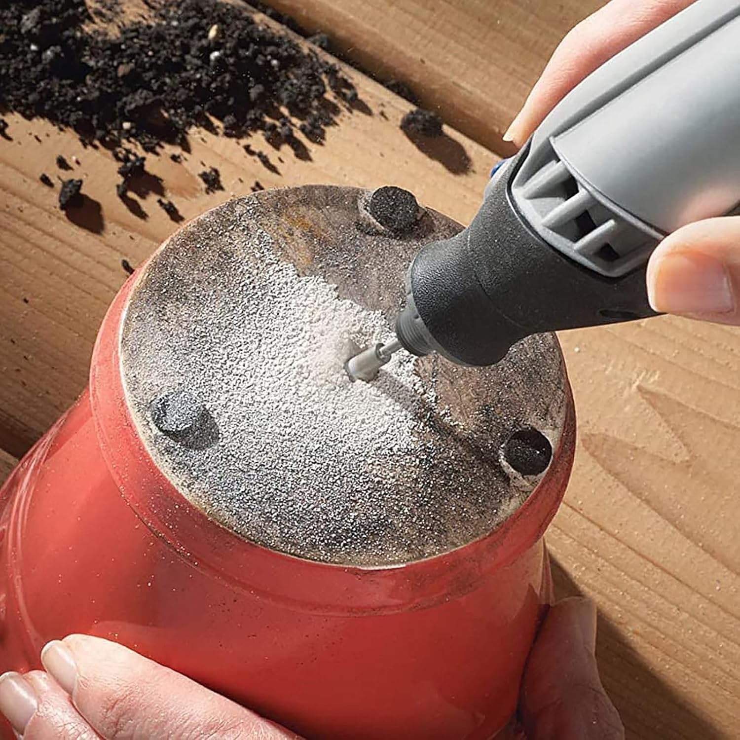 Pack of 12 Diamond Burrs, Diamond Grinding Points, Grain 116, Stone Milling Cutter, Diamond Cutter with 3 Mm Shaft, Fit for Stone, Glass, Ceramic Carving, Grinding, Polishing, Engraving image number 3