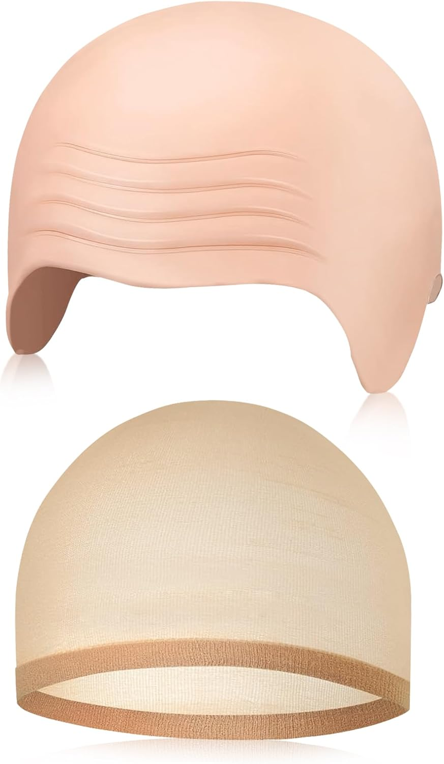 Halloween Bald Cap Bald Head Wig Caps for Adults Cosplay Party Supplies