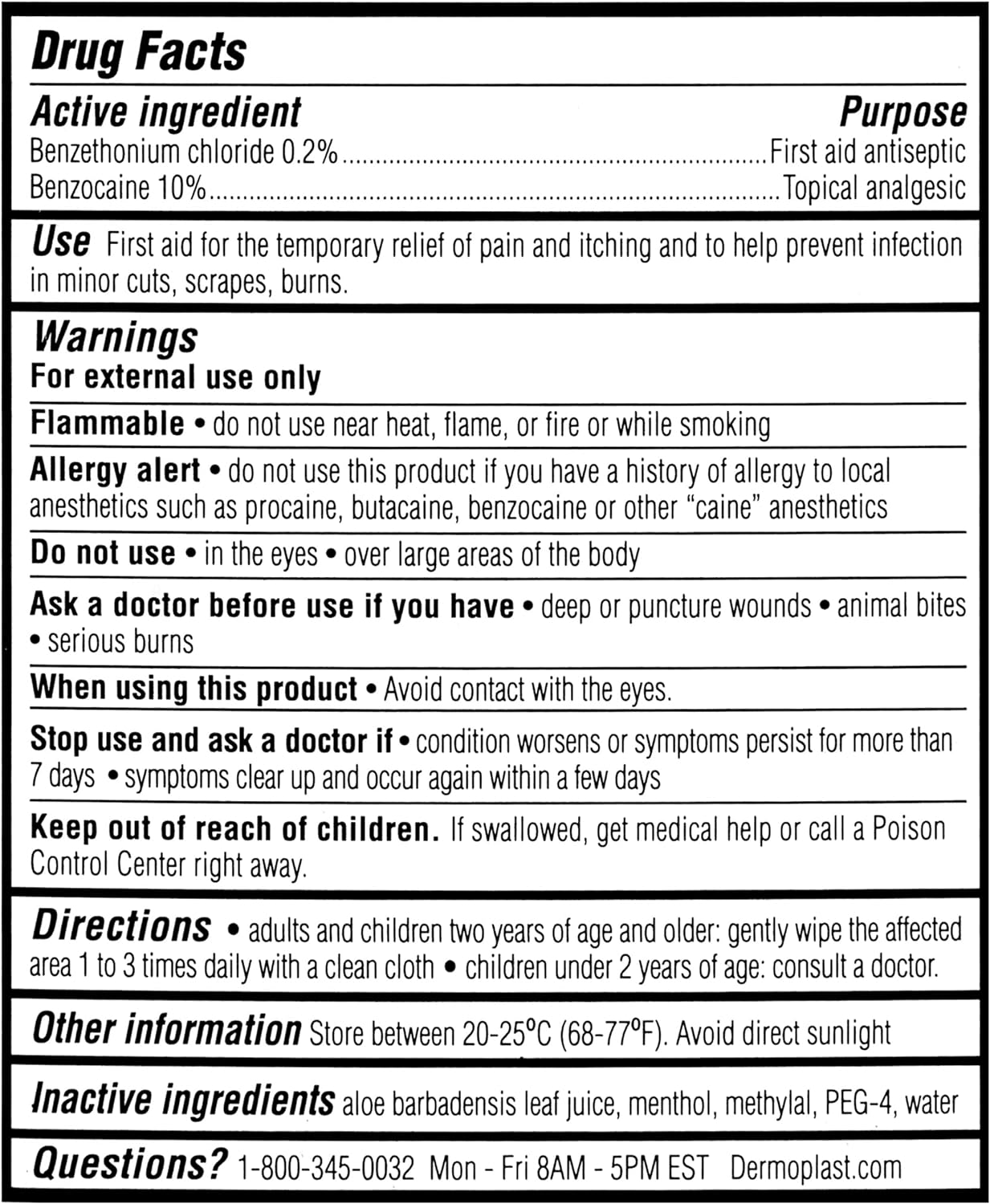 Dermoplast 3-In-1 Medicated First Aid Cloths, Analgesic & Antiseptic Wipes for Treating Minor Cuts, Scrapes and Burns on the Go, Sting Free Formula, 10 Individually Wrapped Cloths (Packaging May Vary) image number 3