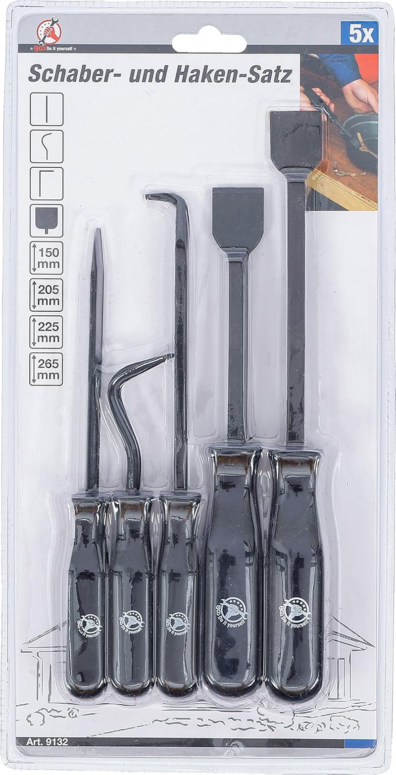 Kraftmann 9132 | Scraper and Hook Set | 5 Pcs. image number 2