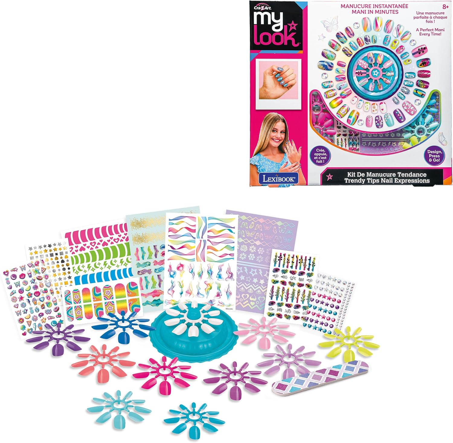 Lexibook Trendy Nail Expressions Kit image number 1