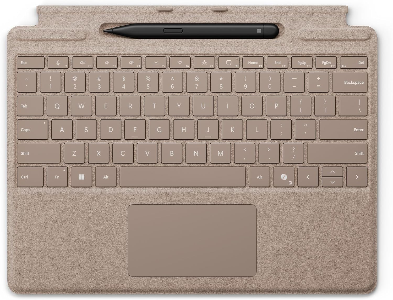 Microsoft Surface Pro Keyboard with Surface Slim Pen | Black | QWERTZ | Compatible with Surface Pro Copilot+ PC (11Th Edition), Surface Pro 9 & Surface Pro 8