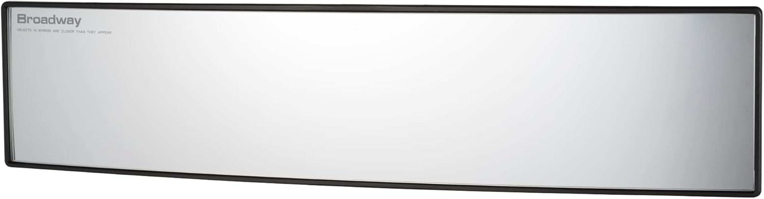 Napolex BW-869 Car Rearview Mirror, Adopts Ultra Light Reflecting Aluminum Back Mirror, Broadway Ultra Long Size, Curved Wide Mirror, 14.2 X 3.0 Inches (360 X 75 Mm), for Smoke Glass Cars, Easy image number 1