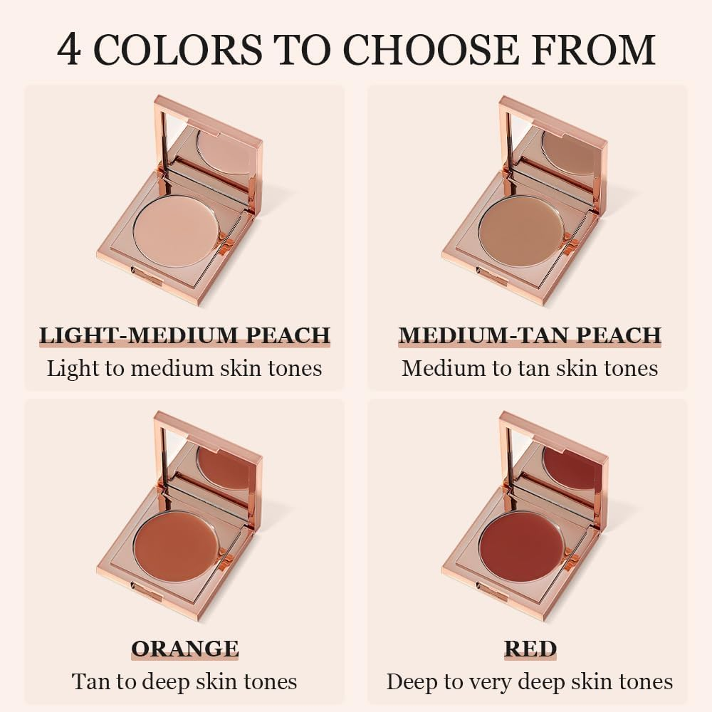 Concealer,Colored Clay Undereye Corrector, Full Coverage, Radiant,Moisturizing Colour Corrector (Natural Color, One Size) - Light Skin Tone image number 6