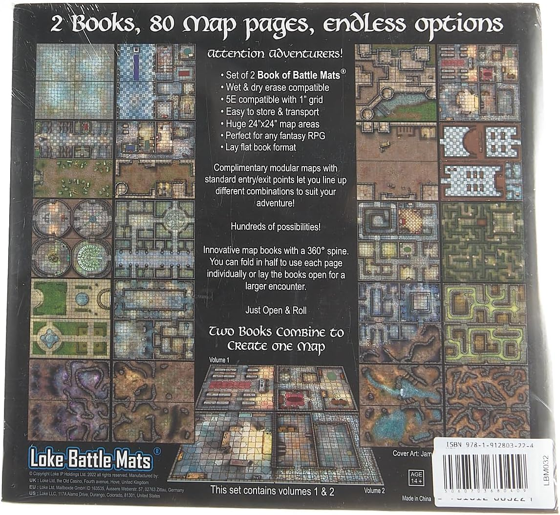 Loke Battlemats Castles, Crypts and Caverns Book image number 4