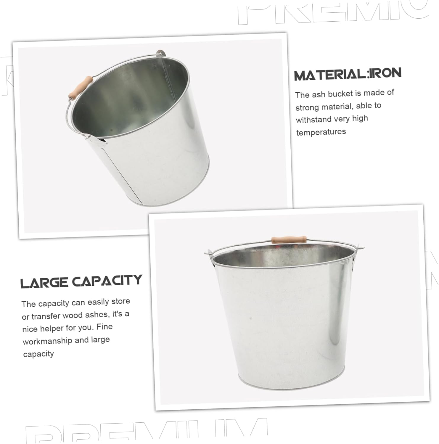 Incinerator Burn Barrel Paper Money Burner Multipurpose Outdoor Ash Bucket for Garden Safety Cover image number 1