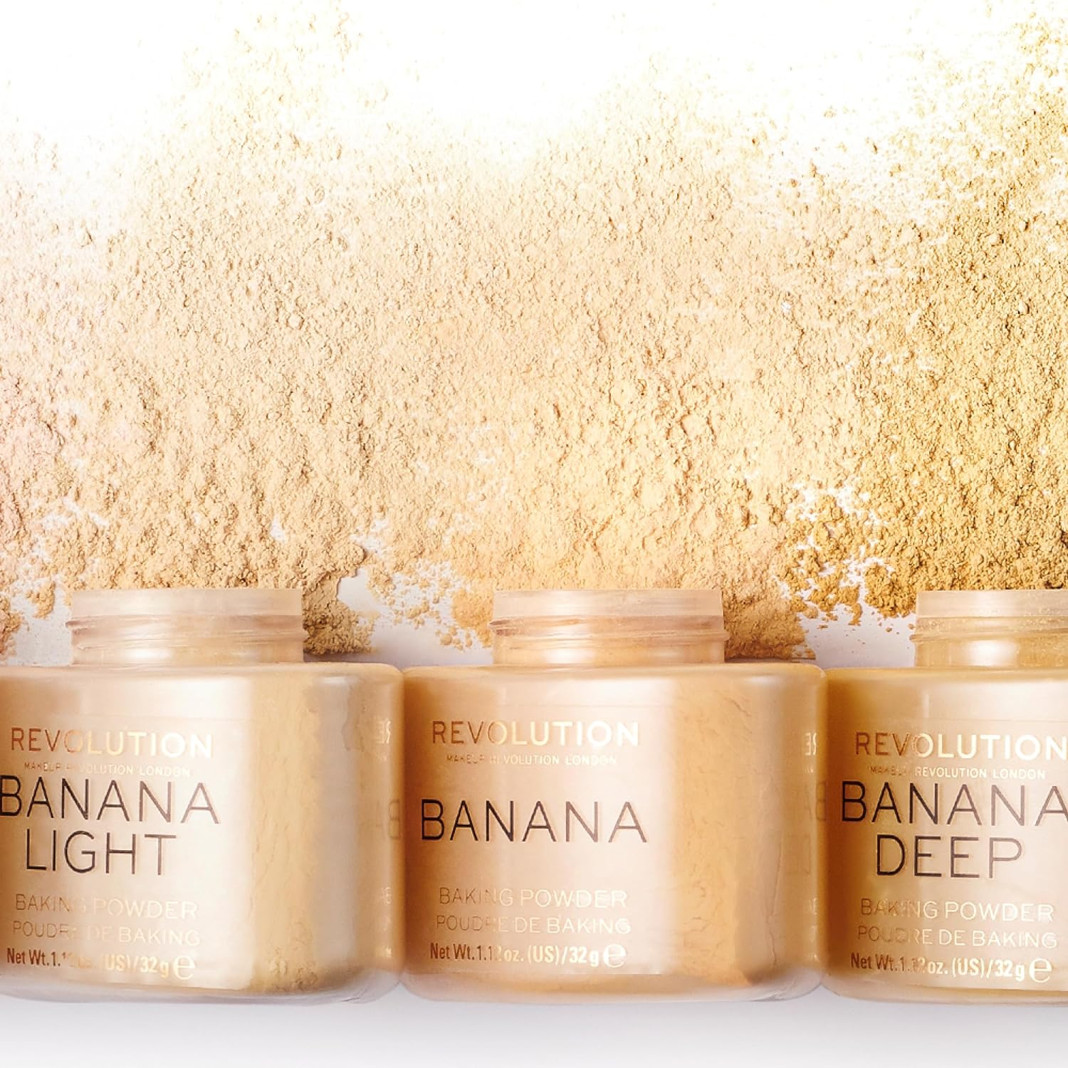 Makeup Revolution, Loose Powder, Deep Dark, 32 G