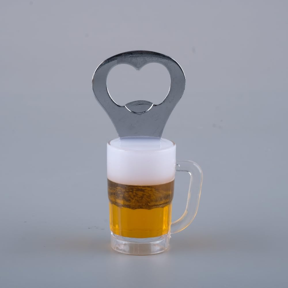 Homemaster Beer Mug Shaped Bottle Opener with Magnet, 8.5 X 3 Cm Size, Assorted image number 5