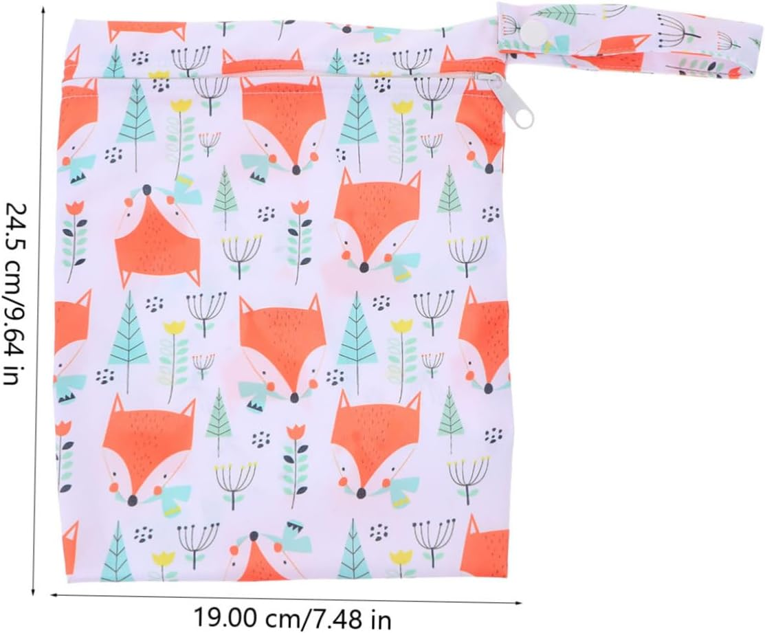 1Pc Portable Diaper Storage Pouch Wet Dry Bag for Essentials Cloth Diaper Organizer for Travel Camping and Nursery Lightweight and Breathable Design image number 3