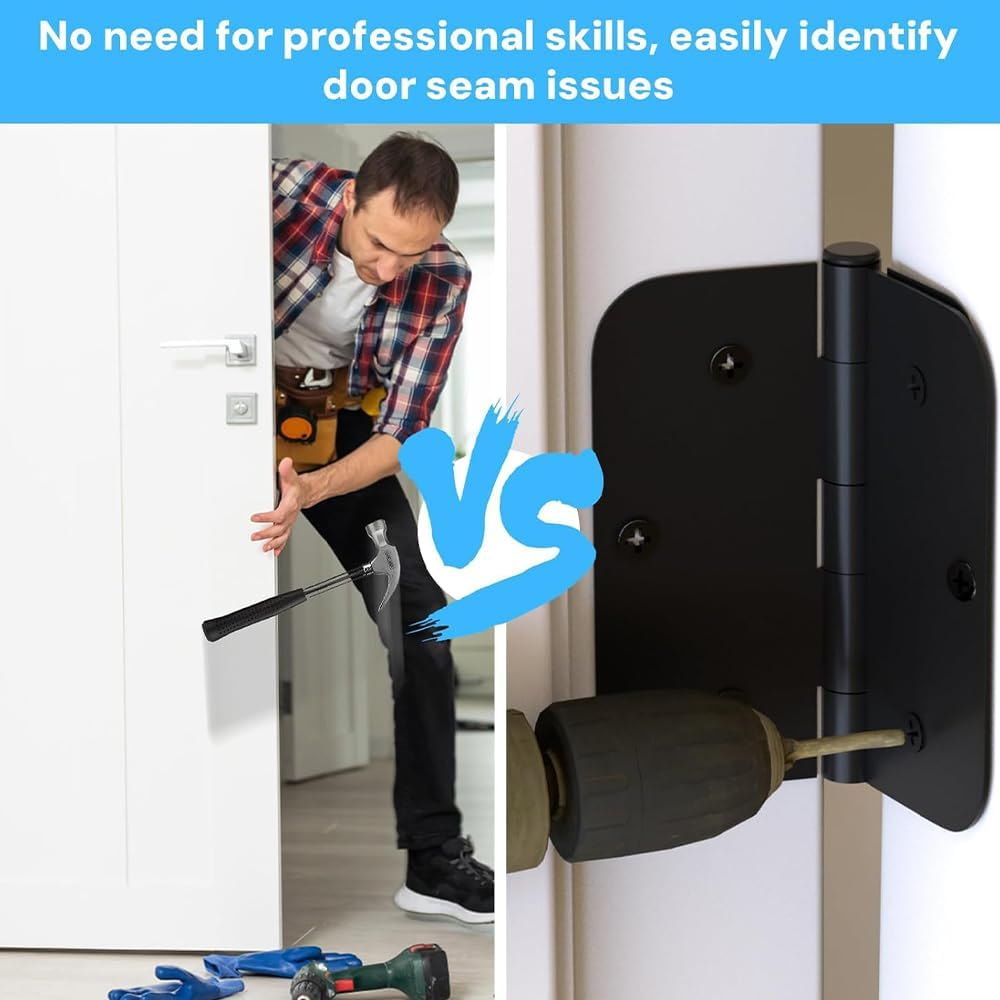 20 Pcs 3.5" Door Hinge Shims for Perfect Alignment - Interior Door Gap Filler & Spacing Adjuster, Easy Trim & Install, Stop Air Leaks, Ideal for Home Improvement & Door Repair(20) image number 1