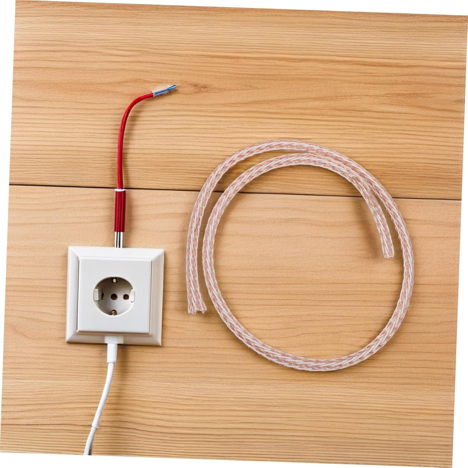 BAZEITFLOW Single Crystal Copper Speaker Wire for Hifi Audio Cable Reduces Signal Loss Enhances Clarity Speaker Cable For image number 1