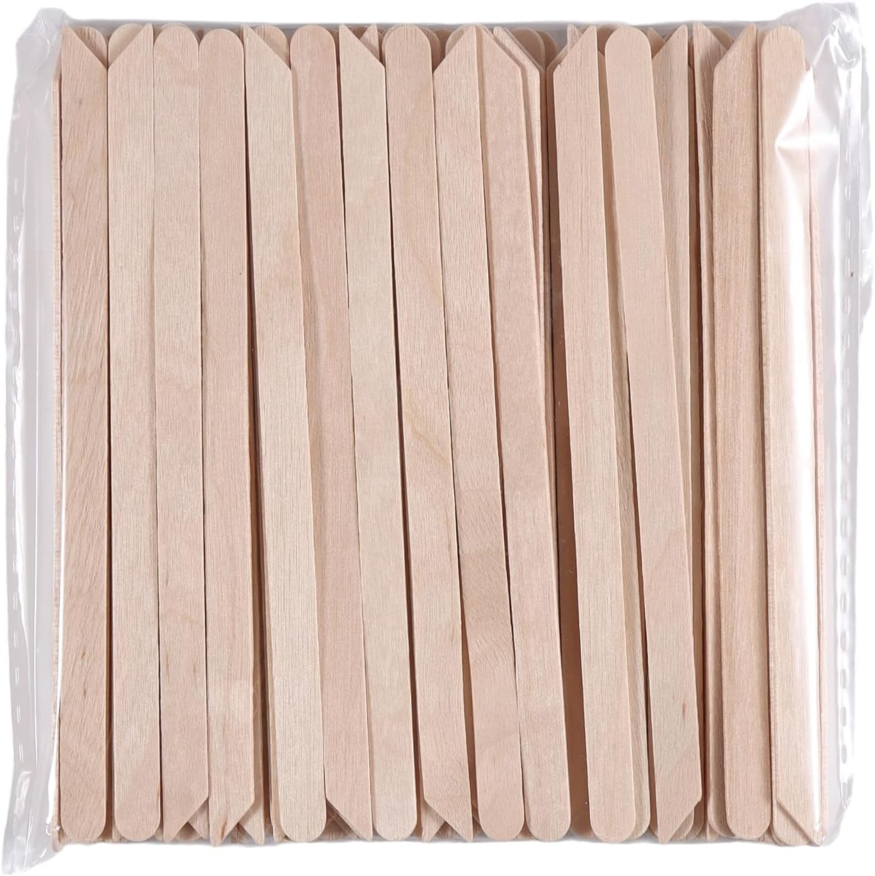 500/1000Pcs Small Wood Waxing Stick,Small Popsicle Sticks,Eyebrow Wax Sticks for Body Hair Removal Applicator,Paint Stirrer, Art Projects and Craft Wood Stick (500Pcs)