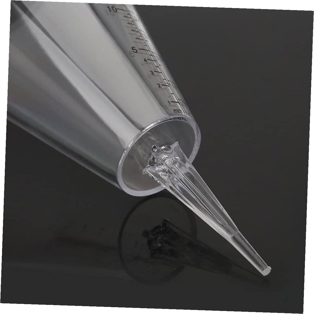 Luxshiny 2Pcs Transparent Cone Rain Gauge Outdoor Rain for Gardening Farming Irrigation Control Plastic Rainfall Measurement Tool image number 3