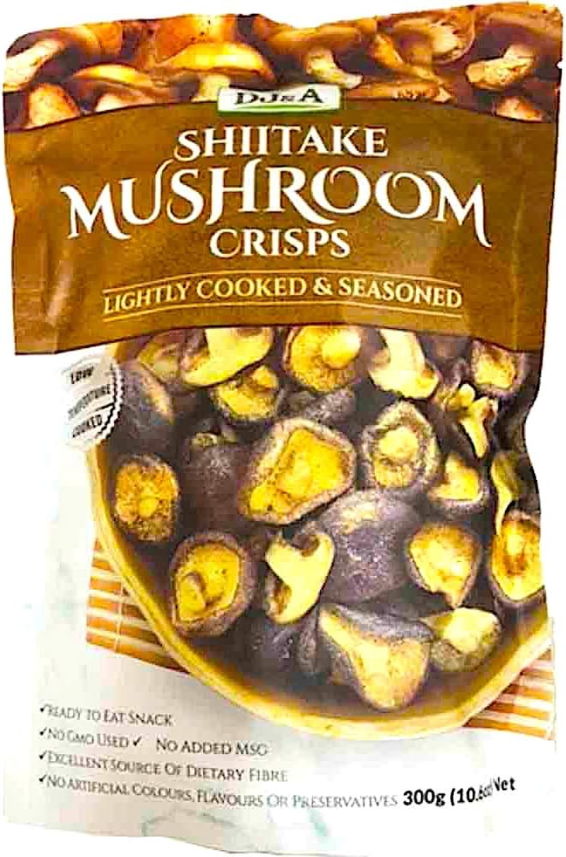DJ&A Shiitake Mushroom Crisps, 10.6 Oz (300 G) image number 1