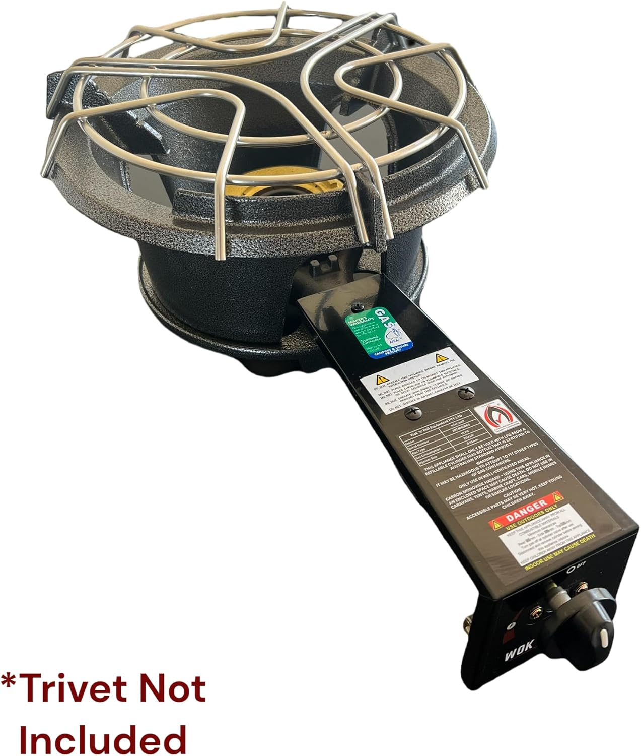 Wok 'N' Roll Inferno20 High Pressure Wok Burner - Heat Output: 20 Kw (72 Mj/H) image number 3