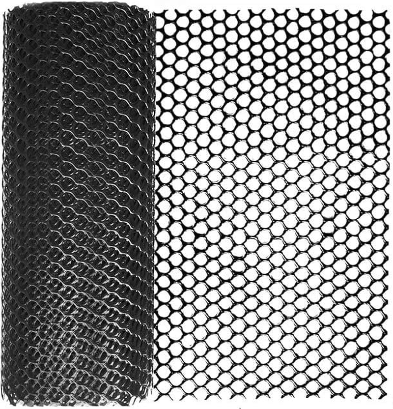 Plastic Fence Mesh, 300X40Cm Chicken Wire Fence, Mesh Lightweight Fencing, for Crafts Gardening Poultry Fencing (Black) image number 1