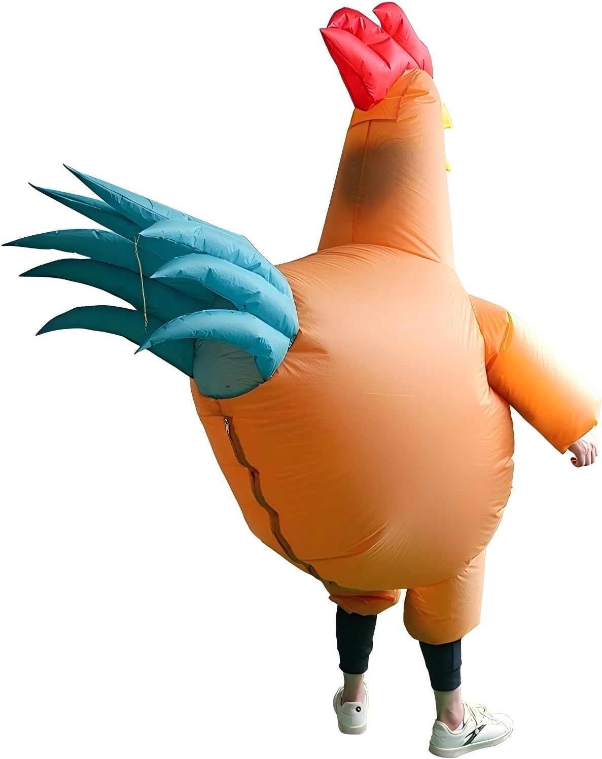 Inflatable Costume Funny Muscle Rooster, Cock Blow up Cosplay Party Costumes for Adult image number 1