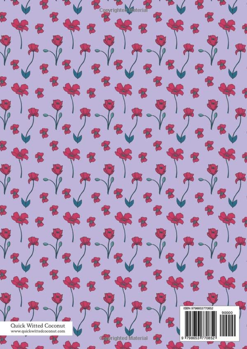 Bloom Notebook - Lined Pages - A4 - Premium: (Purple Edition) Fun Notebook 192 Lined Pages (A4 / 8.27X11.69 Inches / 21X29.7Cm)