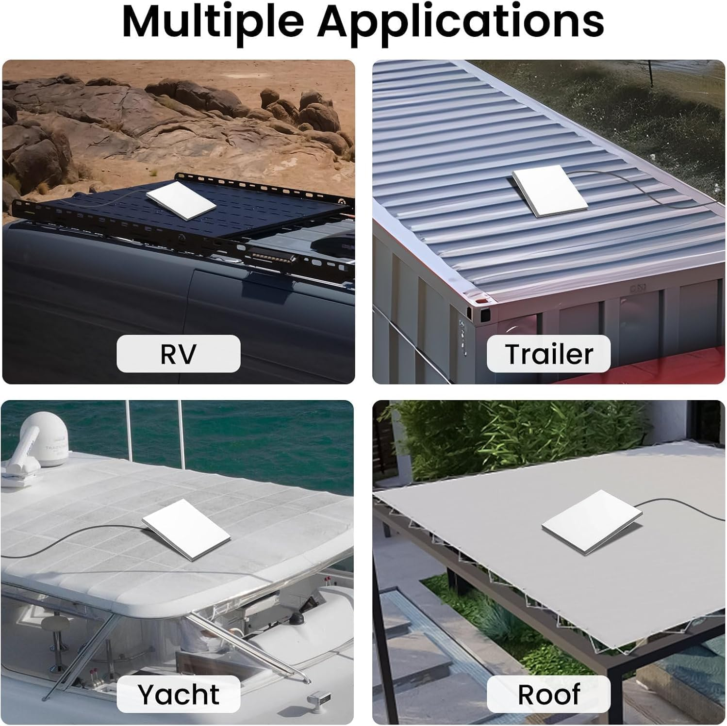 Starlink Mini Mount Kit& Anti-Theft Mounting Solution: Aluminum Alloy Kit for Roof, Tiny House, Mobile Office & Outdoor Adventures image number 6